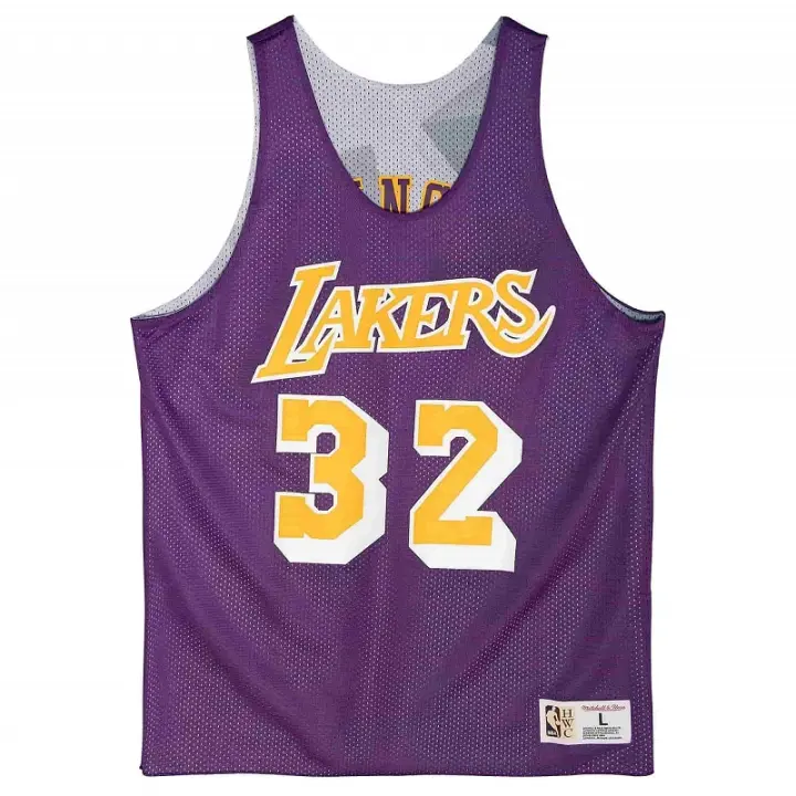 CAMISETA MAGIC JOHNSON REVERSIBLE LAKERS MESH TANK - 1