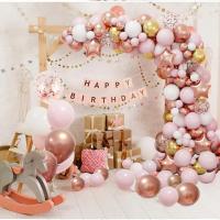 Kit De Arco De Globo Rosa Dorado Con Rosa Naranja Y Blanco Para Graduación Propuesta Día De San Valentín Confesión - details 3