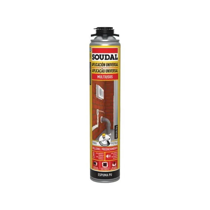 Soudal - Espuma de poliuretano universal para pistola 750ml - 1