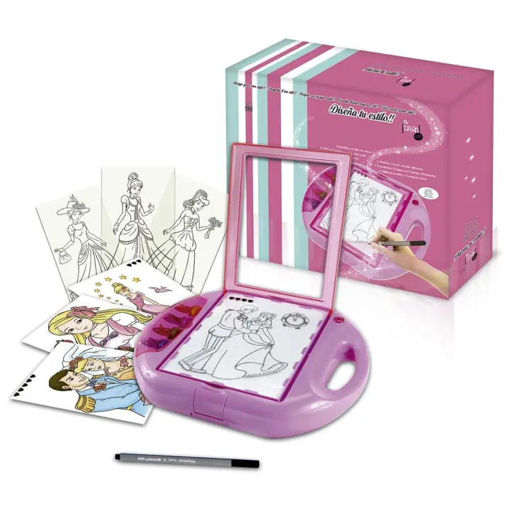 Tachan. Estudio de moda con luz para dibujar. juguetes para niños y niñas +6 años (Cpa ToyGroup. 780T00658) - 1