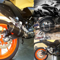 Pipón De Escape Universal Para Motocicleta 51mm Accesorios Modificados De Tubo De Escape Muffler Para XJ6 MT07 09 03 Killer De Ruido DB - details 17