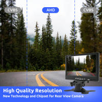 Monitor De Coche MJDOUD AHD Con Cámara Trasera Para Estacionamiento Visión Nocturna 1080P Pantalla 7 Pulgadas 1024*600 24V - details 3