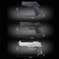 Pistola Desert Eagle Serie Militar Bloques M92 USP WW2 PPK Modelo De Juguete Para Niños Y Niñas Construcción DIY Regalo Para Chicos - details 5