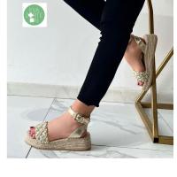 Eva Zorteon- Sandalias Mujer Plana Yute,Alpargata plataforma Verano. Marca TULIPANO. - details 2