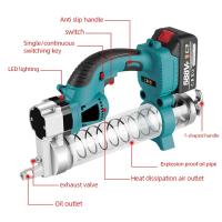 Pistola engrasadora eléctrica inalámbrica para mantenimiento de aceite lubricante de coche, herramienta eléctrica de alta presión para batería Makita de 18v, 10000PSL - details 0