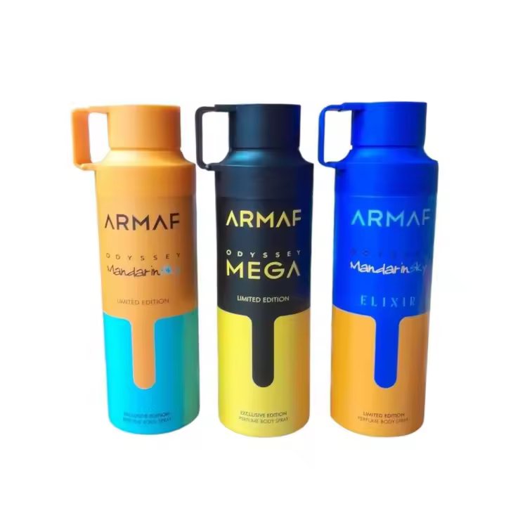 PACK 3 UNIADES - DESODORANTES UNISEX ARMAF - MANDARIN , MEGA , MANDARIN ELIXIR 200 ML - ARMAF  SET 3 UNI - 1