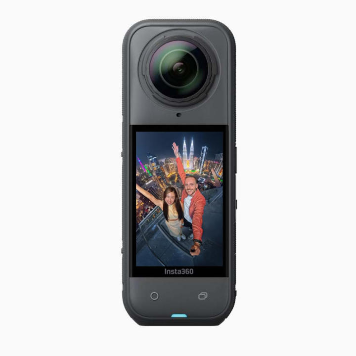 Insta360 X5 cámara deportiva, 8K 30fps 360 ° Video, Triple AI Chip, lentes reemplazables, resistente al viento y audio de cancelación de ruido, batería de 2400mAh, impermeable 15m, FlowState Stabilization + 360 ° Horizon Lock