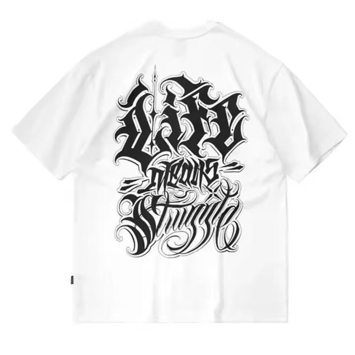 Camiseta Hombre West Coast Doble Vuelo De Golondrina Estilo Callejero Rock Los Ángeles Hip-Hop Casual Manga Corta Cuello Redondo Prenda Transpirable De Algodón - 1
