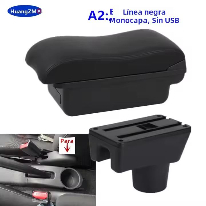 Caja De Reposabrazos Para Coche Mitsubishi Attrage Mirage Espacio Star Almacenamiento Con Accesorios De Retrofits Material De Cuero / Plástico ABS - 1