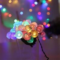 Lámparas De Bolitas Solares Para Exterior Cadena De Luces Impermeables Agua Cristal Navidad Fiesta De Jardín Decoración De Vacaciones - details 15