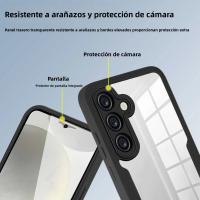 Funda Transparente Incluyente 360 Para Samsung Galaxy S24 S23 S21 S20 FE Anti-Scratch Anti- Huella Y Resistente Al Polvo - details 4