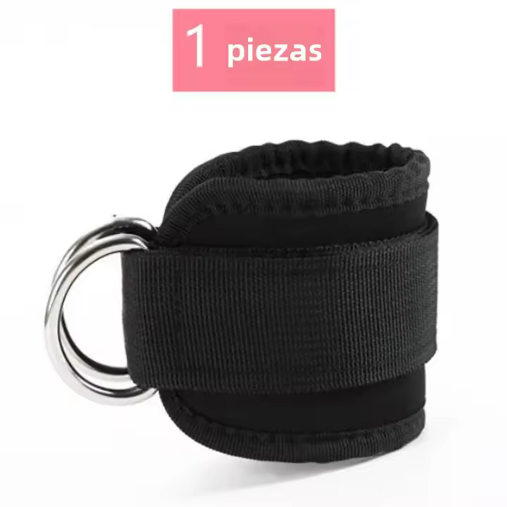 1/2/4Pcs Cordones Ajustables Para Pierna Doble Anillo De Doble Anillo Soporte De Entrenamiento De Musculos Glúteos Y Pierna Para Gimnasio Y Deportes - 1