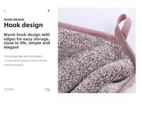 Toalla De Baño Gruesa Y Absorbente Suave Para Rostro Para El Hogar Tela Tejida Corta En 5-10 Segundos Material Poliéster/Celulosa Forma Rectangular Estilo Jacquard Impresión No Desechable - details 5