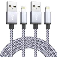 2 uds Cable USB de carga rápida Ultra largo Cable de datos del cargador USB Cable trenzado - details 0