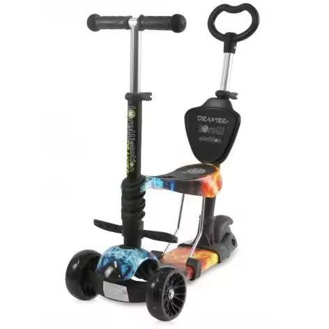 LORELLI Patinete evolutivo con asiento y mango parental DRAXTER PLUS de Lorelli - 1