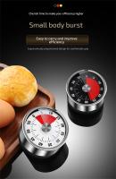 Nuevo Timer De Cocina De Acero Inoxidable Con Alarma Visual Y Magnético 60 Minutos Timer De Cocina Con Alarma Fuerte Y Magnética - details 7