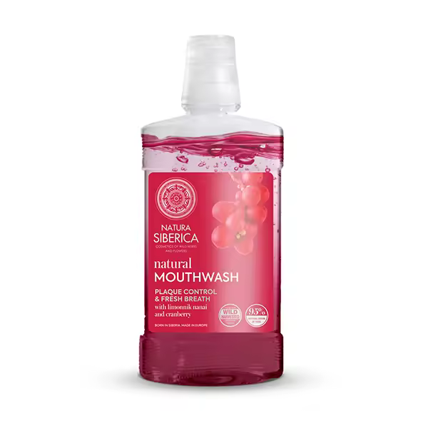 ENJUAGUE BUCAL NATURAL SCHIZANDRA & ARÁNDANO ROJO, CONTROL DE LA PLACA Y ALIENTO FRESCO - 1