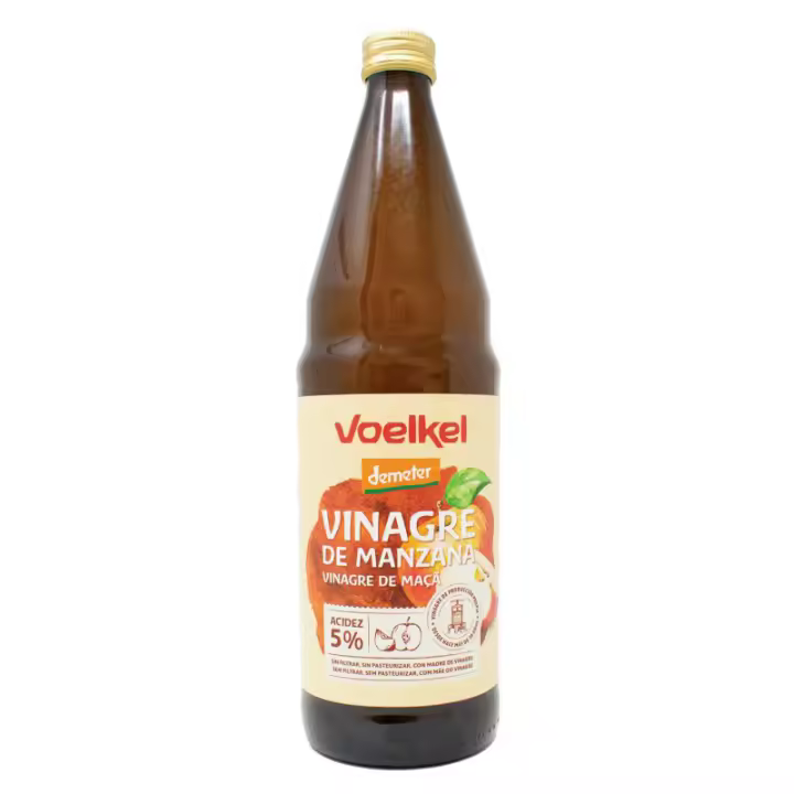 Vinagre de manzana bio sin filtrar Voelkel 750 ml - 1