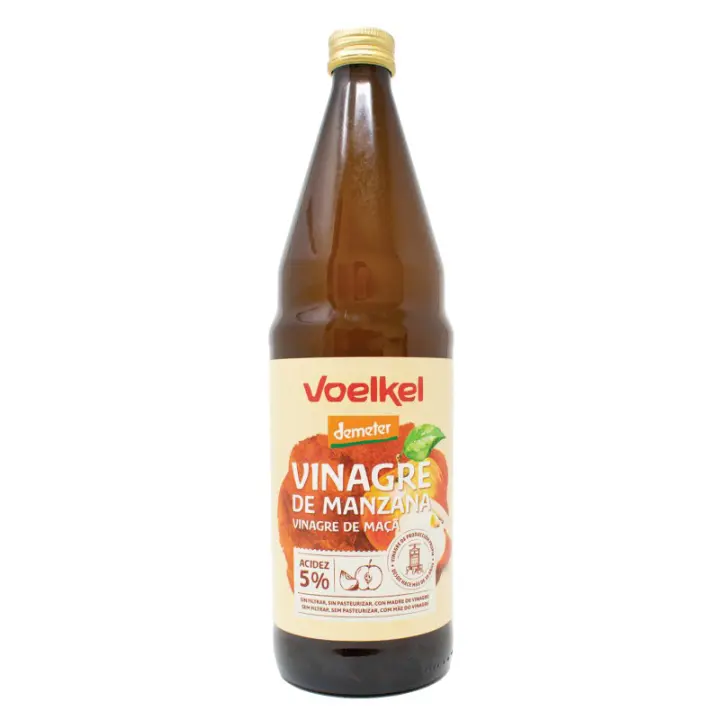 Vinagre de manzana bio sin filtrar Voelkel 750 ml - 1