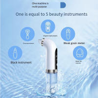 Limpieza Facial Eléctrica 2024 Negra Micro Bolbogeneradora USB Recargable Herramienta De Cuidado De La Piel Con Vacío De Poros - details 2