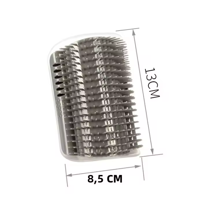 Peine Para Gatos Con Masajeador De Esquina De Mesa Aliento De Catnip Accesorios De Cuidado Para Gatos Eliminador De Pelos Con Cepillo Para Mascotas - 1
