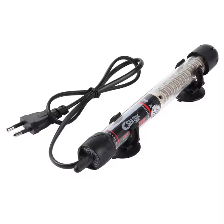 Calentador De Acuario Inmerso Para Tanque De Peces Con Control De Temperatura Decoración Para Dormitorio Y Hogar Potencia Variada Longitud Ajustable - 1