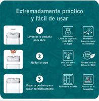 SET DE 5 RECIPIENTES HERMÉTICOS WE HOME PARA ALMACENAMIENTO Y CONSERVACIÓN DE ALIMENTOS - details 0