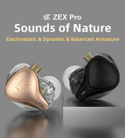 Auriculares KZ ZEX pro In-Ear Electrostáticos Dinámicos Y Equilibrados Para Deporte Y Juegos Cancelación De Ruido HIFI ZS10 ZSN pro EDX EDC ZSX - details 0