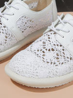 Sandalias De Mujer Verano 2024 Lujo Diseñador Zapatos De Cuero Transpirables Plataforma Casual Sandalias Para Damas - details 7