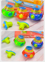 UFO Giratoria LED Para Niños Juguete De Luz Y Música Rotación Interactiva Regalo De Cumpleaños Divertido Juguetes De ABS - details 8