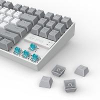 Teclado mecánico 3inuS 87 teclas 5 en 1 con hub dual USB-C y cable hot-swappable - interruptores marrones. - details 1