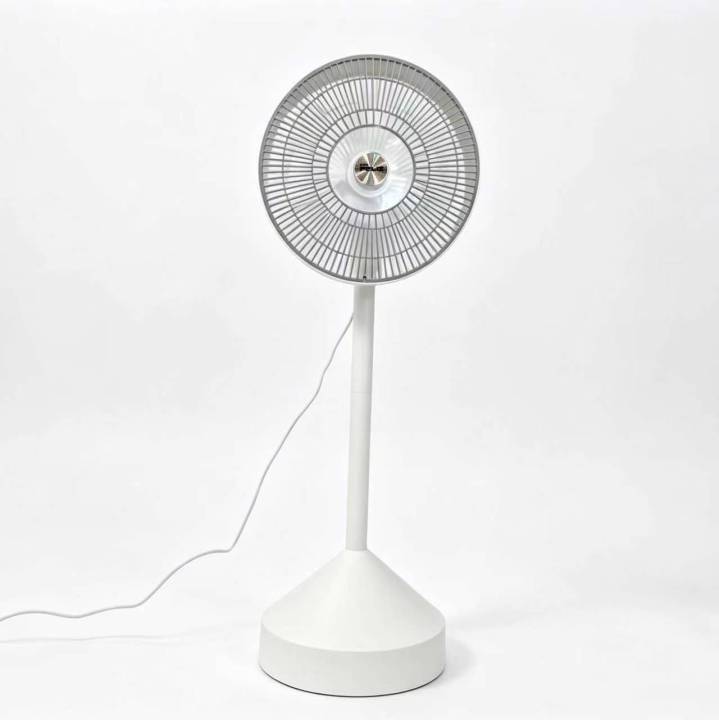 Ventilador de Pie y Mesa 2 en 1 70W, 3 Alturas Ajustables, 3 Velocidades, Temporizador 3/6/9H, Base con Almacenaje — oferta en Miravia