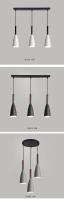 Lámpara Colgante Moderna Nórdica Multicolor Minimalista Para Cocina Comedor Dormitorio Bombilla Edison E27 Incluida - details 4