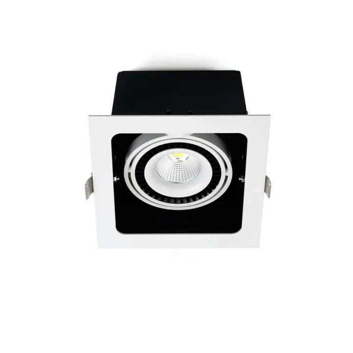 Luz empotrable LED con 1 foco - Modelo Modular I - 28 W - 4000 K - 2250 Lm - COB - AZABAK - 1