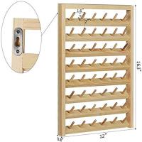 Soporte De Hilo Para Tejido En Pared Herramienta De Cruce De Cabello Organizador De Bobinas De Hilo Para Bordado Y Hobbyistas Material De Madera - details 2
