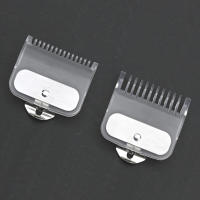 Juego Práctico De 2 Piezas Cepillo De Peluquería Con Guías Estándar 1.5mm Y 4.5mm Transparente Accesorios Para Cortadora Eléctrica - details 2