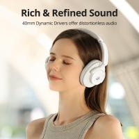 Auriculares Tronsmart SOUNFII Q20S con Cancelación Híbrida de Ruido Activa, Bluetooth 5.3, 60 horas de Autonomía, Audio Hi-Res, Almohadillas que giran 90°, Conexión con 2 Dispositivos Simultáneamente, Control mediante la App Tronsmart, Perfectos para viaj - details 2