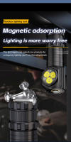 ESMARTER Linterna Frontal Mini 3LED Potente 3000LM Recargable Impermeable Para Camping Y Pesca Torcha De Cabeza Con Batería 18350 - details 9