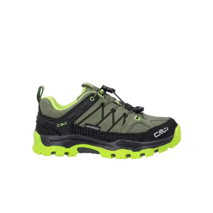 Zapatilla Trekking CMP Rigel Low WP K Kaki/Acido - 1
