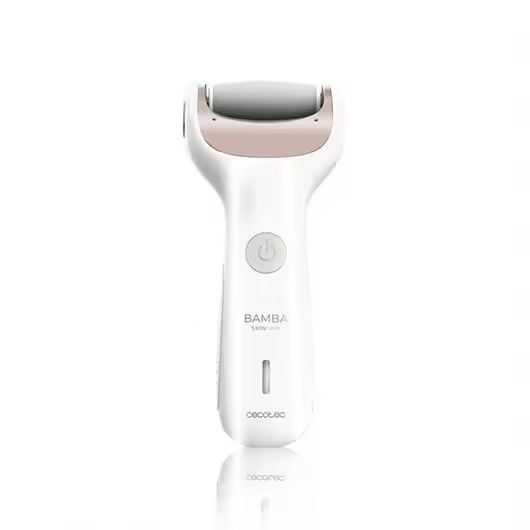 Cecotec Lima eléctrica para pies Bamba SkinCare Silky, batería de litio recargable, modo con cable y sin cable, rodillos de distintos gramajes - 1