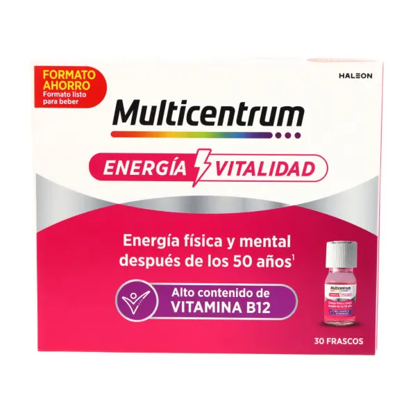 Multicentrum Energia Vitalidad 50 30 Frascos 7 M Multicentrum - 1