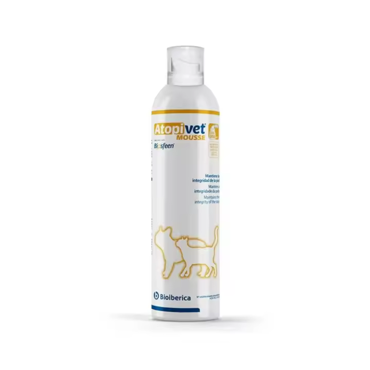 BIOIBERICA - Atopivet Mousse (250 ml) - Mantiene la integridad de la piel en Perros y Gatos - 1