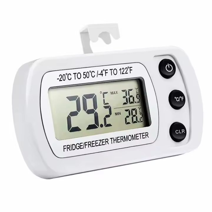 Termómetro Digital Para Nevera Y Congelador Con Pantalla LCD Grande Y Soporte Para Cocina Y Habitaciones Medición Precisa - 1
