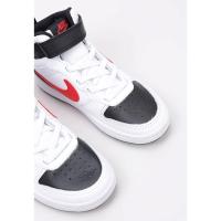 Nike COURT BOROUGH MID 2  Deportivas Planas Niño Blanco - details 1