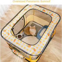 Casa De Gato Plegable Con Almohadilla De Taza Kitten Lounger Sweet Cat Bed Para Cachorros Y Gatos Pequeños Materiales De Oxford Cómodo Y Transpirable - details 5