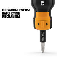 TOUGHBUILT TB-H5-MR-30 Set De Destornilladores Multifuncional Con Mango Bi-Material Y 9 Piezas Incluye Phillips Y Other Material De Acero Aluminio - details 3