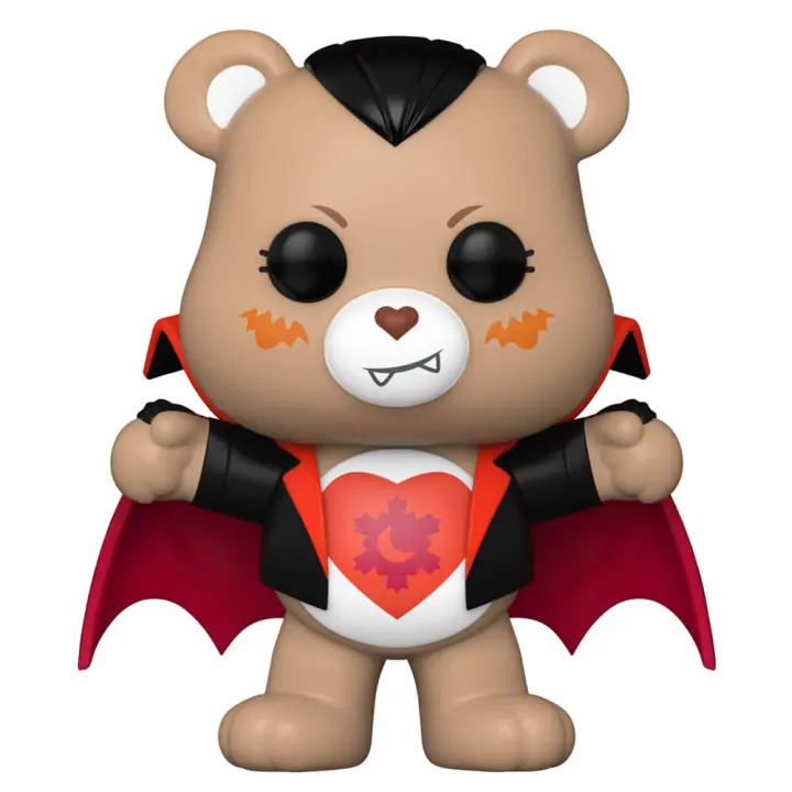 Figura Pop Care Bears X Monsters Tender Heart Bear As Dracul-Figura de Vinilo Coleccionable - Idea de Regalo- Mercancia Oficial - Juguetes para Niños y Adultos - Movies Fans - Muñeco para Coleccionistas y Exposición - 1