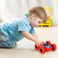 Coche De Juguetes Cuatro Ruedas Todoterreno Con Efecto De Descarga Doble Lado Inercia Coche De Hombre Juguete Para Niños Regalo - details 7