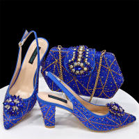 Sandalias De Fiesta Verdes Con Zapatos De Tacón Alto Y Bolso De Venus Chan Estilo INS Punta Redonda Brillante Elegantes Para Mujer - details 30