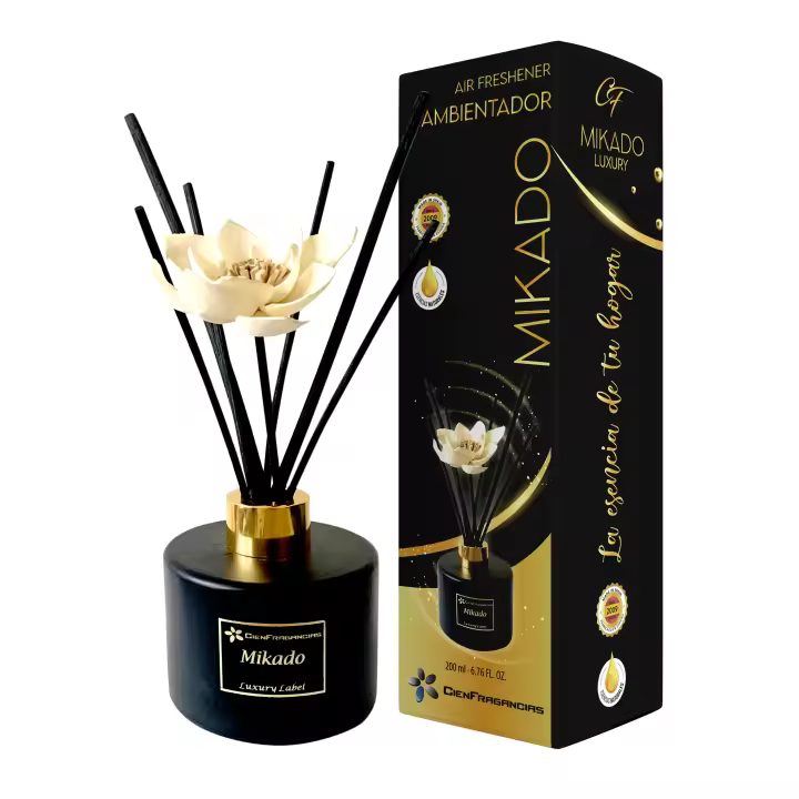 AMBIENTADOR FRAGANCIA PARA EL HOGAR TIPO MIKADO INSPIRADO EN PERFUME GUILTY DE GUCI INTENSE AMBIENTADOR LUXURY CIEN FRAGANCIAS REF. 91 - 1